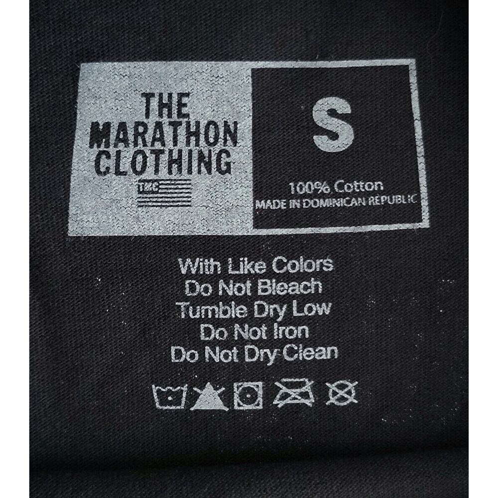 NWT The Marathon Clothing 2-Pk T-Shirt Nipsey Hussle TMC Flag In Black Size S - Picture 6 of 7